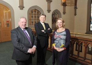 L-R: John Rooney, NIABT Vice Chair with NIABT Members Clive Grudgings, Kim Johnson
