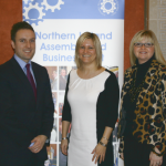 Chris Lyttle MLA, Tara Whaley, BT and Nicola Bothwell, NB Chartered Marketing