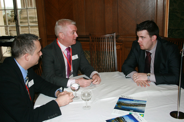 Phil Flanagan MLA networking with members of the Young Directors Forum, Institute of Directors