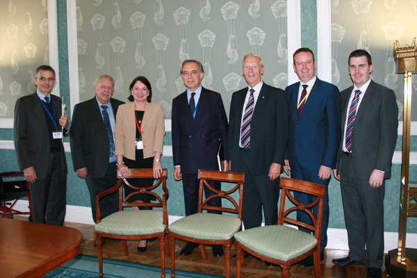 NIABT Trustees met with Italian Ambassador Terracciano and Consul General Perrotta today for a working lunch at Parliament Buildings (Monday 20 October 2014)