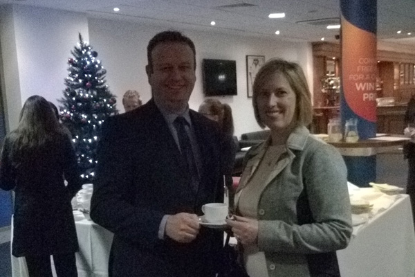 Stephen Kelly, Manufacturing NI with Sandra Overend MLA